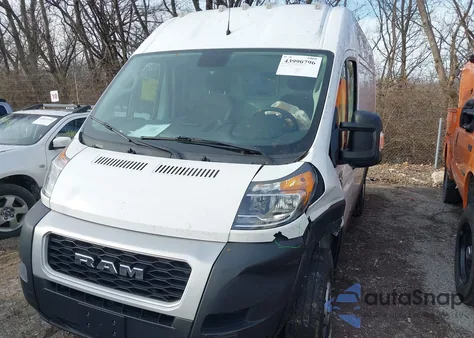 2021 Ram Promaster 1500 High Roof 136 Wb z USA, uszkodzony, nr VIN 3C6LRVBG5ME575970